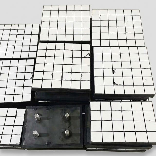 Mining ceramic wear plate